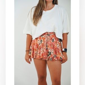 Free People Ellie Mini Skort - Floral